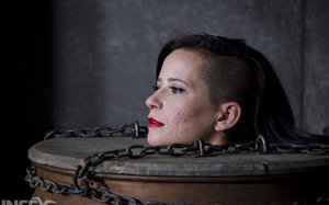 18 year old Euro hottie Ena Sweet posing non nude in denim shorts